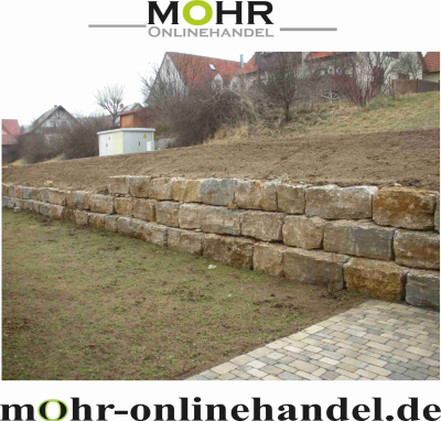 Muschelkalk Quader 30er 1000KG
